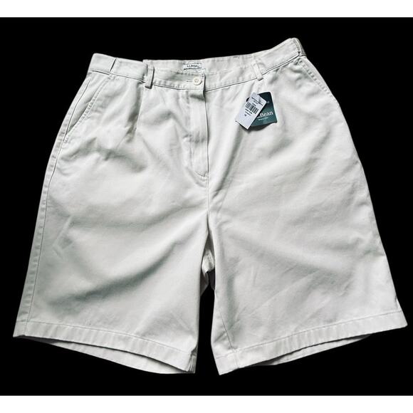 LL Bean Women's Wrinkle-Free Bayside Shorts Ultra High-Rise Hidden Comfort 18 - Picture 4 of 14